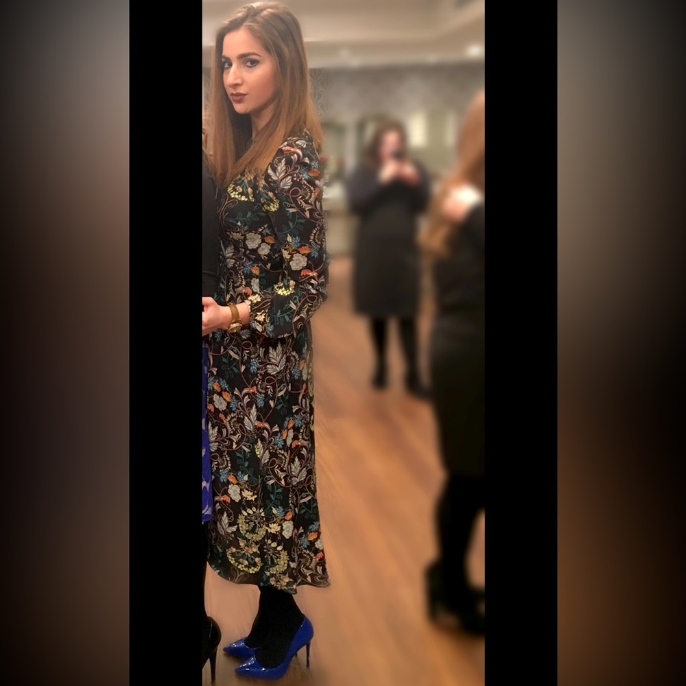 Floral midi dress